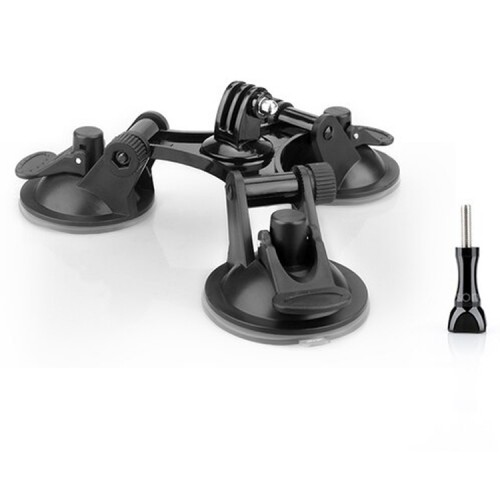 Soporte triple ventosa para GoPro Automóvil