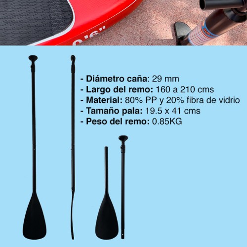 Tabla Stand Up Paddle Sup Travesías y Surf 10.6" 