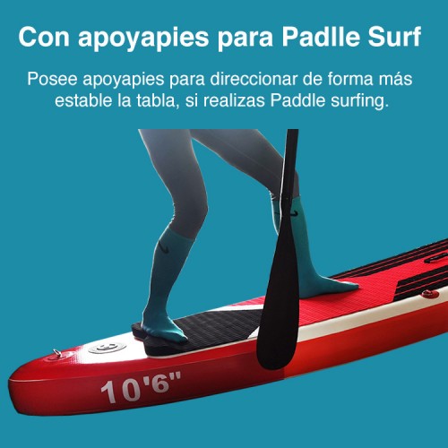 Tabla Stand Up Paddle Sup Travesías y Surf 10.6" 
