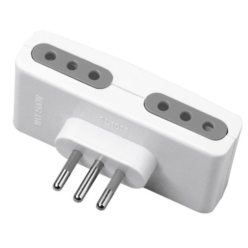 Enchufe adaptador corriente 4 tomas 1500W ME-1012A
