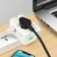 Adaptador enchufe viajes con 2 USB US Europa UK