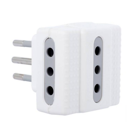 Enchufe triple corriente 3 tomas 1500W ME-1103
