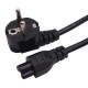 Cable de poder trébol a Schuko 1.5 mts