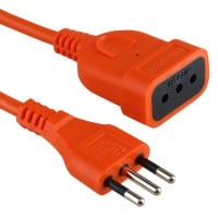 Extensión eléctrica Alargador corriente 15 metros 2500W