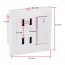 Tomacorriente enchufe con 4 USB con interruptor