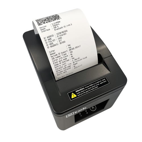 Impresora térmica Bluetooth y USB boletas 80mm