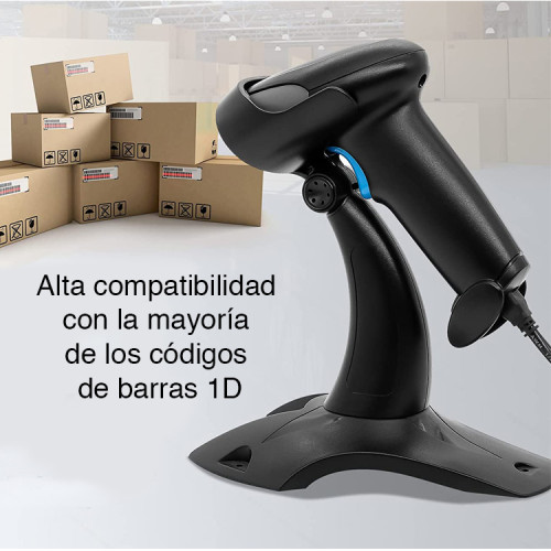 Lector código de barras USB CCD manual y continuo 1D