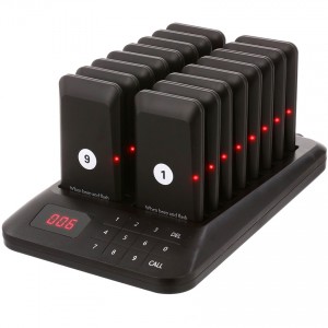 Llamador inalámbrico pedidos restaurants pager