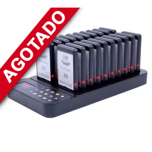 Pager 20 llamadores Llamador inalámbrico pedidos restaurant