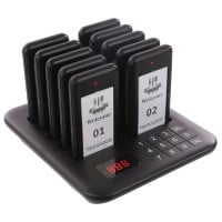 Pager 10 llamadores Llamador inalámbrico pedidos restaurant