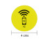 Etiqueta Tag RFID Control Acceso 13.56MHz sticker