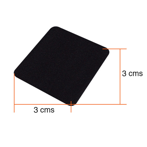 Fieltro adhesivo protector patas muebles cuadrado x 9
