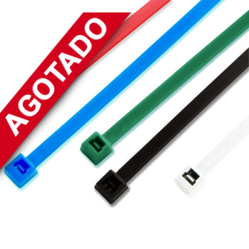 Amarra Cables plásticas colores 300 unidades