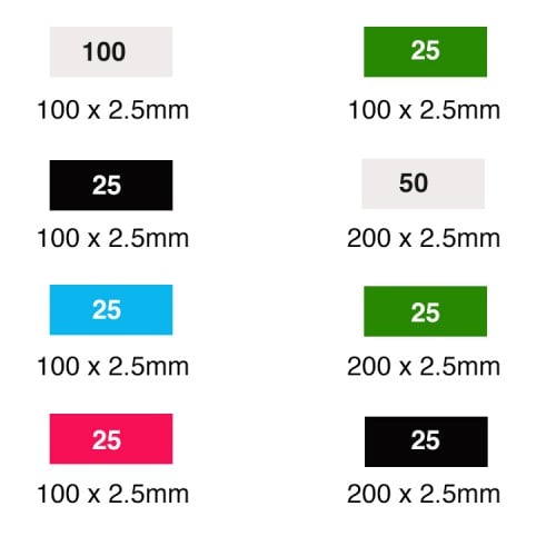 Amarra Cables plásticas colores 300 unidades