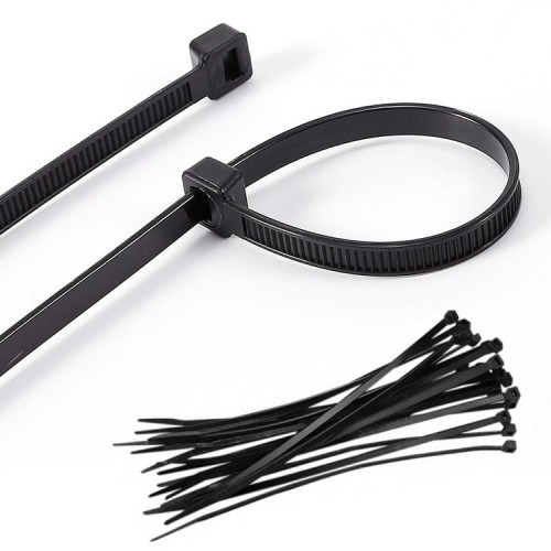 Amarra Cables plásticas 100mm x 25u Negras