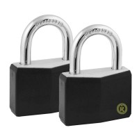 Candado con llave Pack 2 unidades 40 mm 