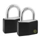 Candado con llave Pack 2 unidades 40 mm 
