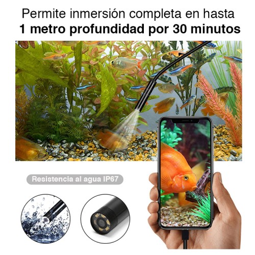 Cámara endoscópica celular micro usb 5 metros