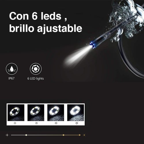 Cámara endoscópica celular micro usb 5 metros