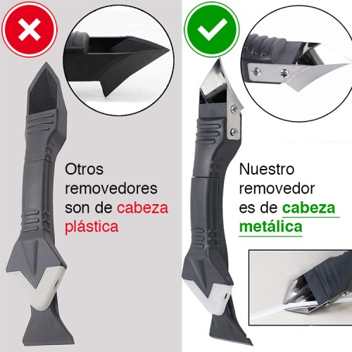 Removedor Eliminador sellador silicona acabado liso