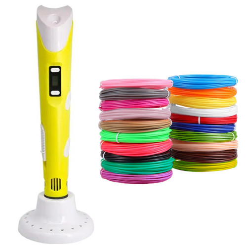 Lápiz bolígrafo 3D 0.7mm y 100 mts PLA 20 colores Lápiz bolígrafo 3D 0.7mm y 100 mts PLA 20 colores