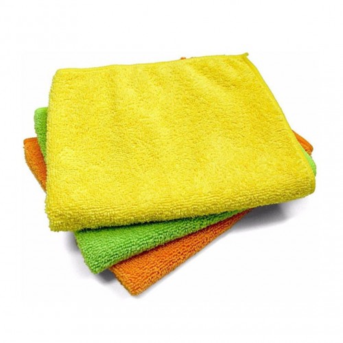 Paños microfibra limpieza 3 unidades 40 x 40 cms