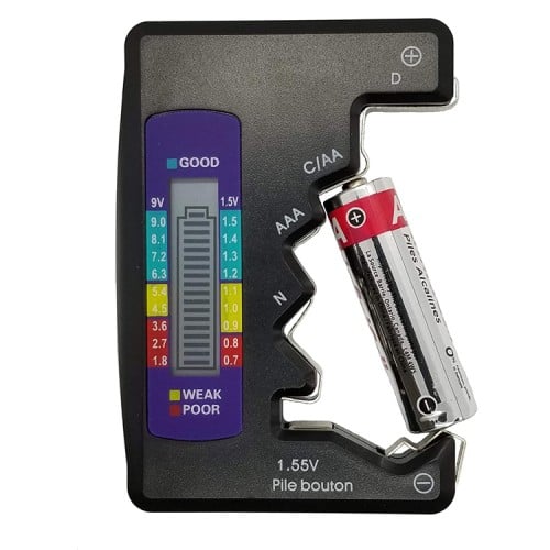 Tester Probador de Pilas Baterías Digital 