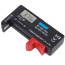 Tester digital mide voltaje de pilas y baterías hasta 9V