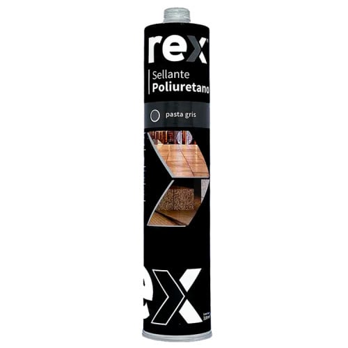Sellante Poliuretano gris Multiuso Rex 300 ml Sellante Poliuretano gris Multiuso Rex 300 ml