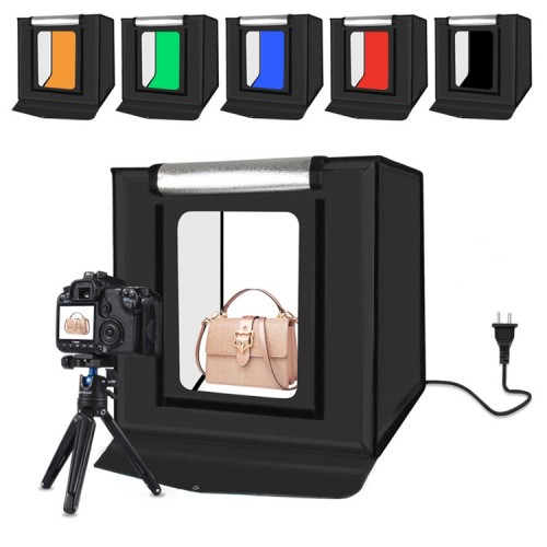 Mini Estudio fotográfico portátil 60 cms Led USB