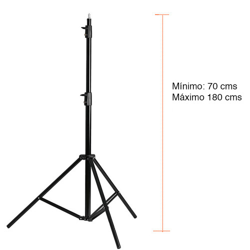 Atril celular o aro de luz rosca 1/4 hasta 180 cms