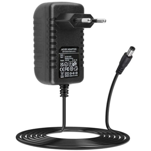 Adaptador de corriente 12V 1A Plug 5.5 x 2.5 mm Adaptador de corriente 12V 1A Plug 5.5 x 2.5 mm