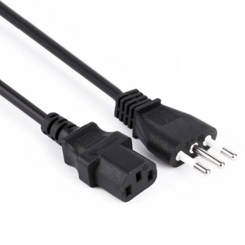 Cable de poder para Monitor o PC 1.8 mts 2500W Cable de poder para Monitor o PC 1.8 mts 2500W