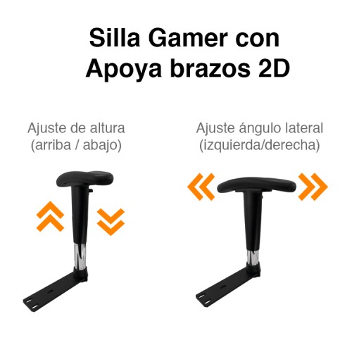 Silla Gamer Ejecutiva y de Oficina con Apoya Pies