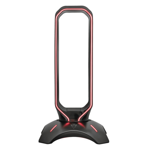 Soporte audífonos para escritorio luz RGB y Hub USB