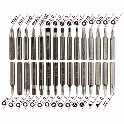 Kit 30 destornilladores precisión Mac Celular iPhone