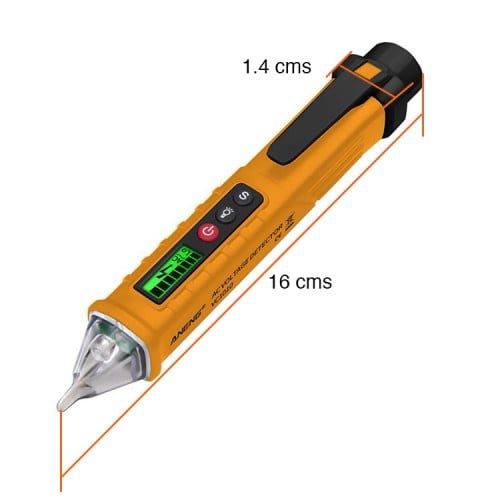 Detector voltaje corriente eléctrica sin contacto 12V a 1000V