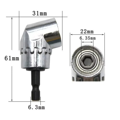 Adaptador angular taladro destornillador eléctrico Adaptador angular taladro destornillador eléctrico
