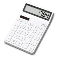Calculadora Blanca electrónica de Escritorio