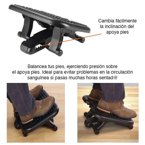 Apoya Pies ergonómico ajustable Kensington