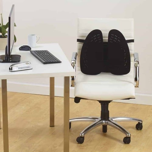 Cojín Respaldo Lumbar silla ajuste presión aire