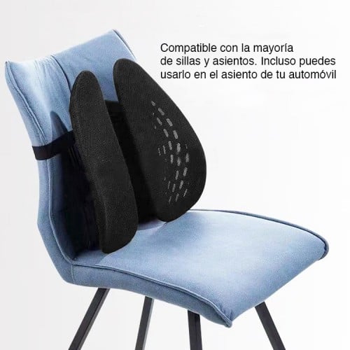 Cojín Respaldo Lumbar silla ajuste presión aire