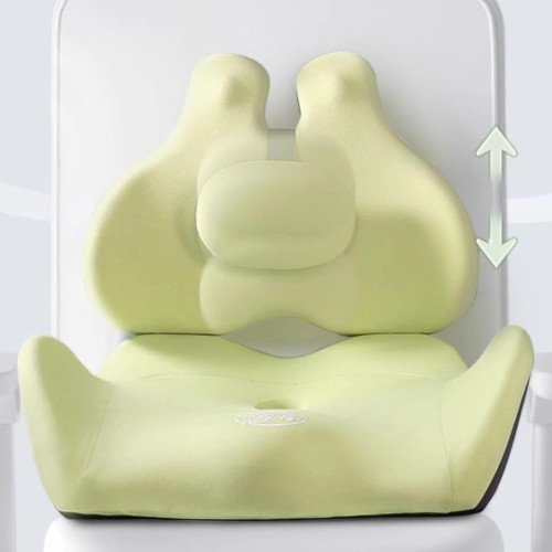 Cojín y Respaldo Lumbar para coxis silla y automóvil Cojín y Respaldo Lumbar para coxis silla y automóvil