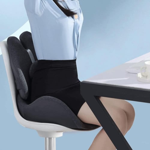 Cojín y Respaldo Lumbar para coxis silla y automóvil Cojín y Respaldo Lumbar para coxis silla y automóvil