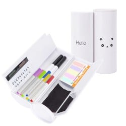 Estuche Lápices Calculadora Espejo Pizarra