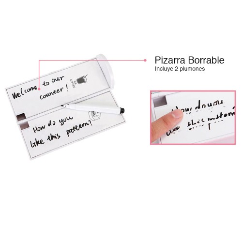 Estuche Lápices Calculadora Espejo Pizarra