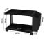 Mueble para impresora mesa con ruedas 