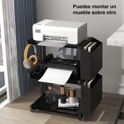 Mueble para impresora mesa con ruedas Mueble para impresora mesa con ruedas
