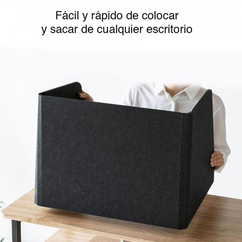 Separador de escritorio panel plegable portátil