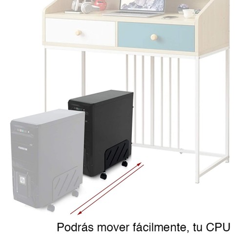 Porta CPU base con ruedas y frenos NW-CPB